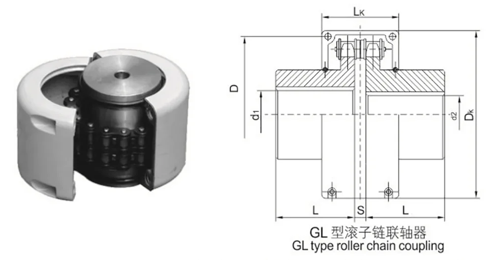 GL Type Roller Chain Coupling