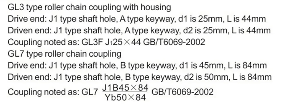 GL Type Roller Chain Coupling
